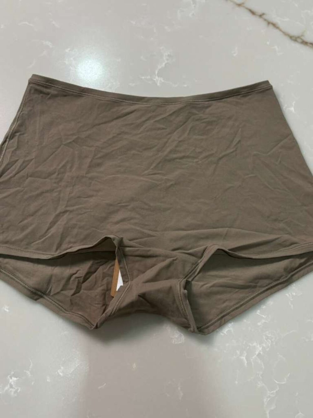 🧸 SKIMS Fits Everybody Boy Short • Truffle • XS • NWT ✨🤎☁️
